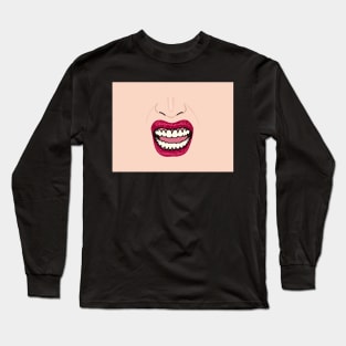 Sasha Velour Mouth Long Sleeve T-Shirt